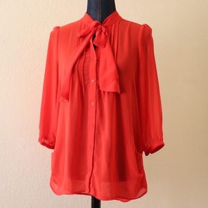 Forever 21 Silky Button-Up